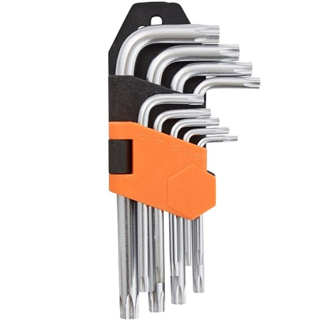 Max torxstiftnyckelsats - 9 delar