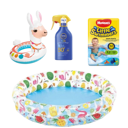 Vattenleksset för barn - 4 delar