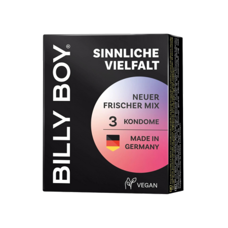 Billy Boy Sensual olika kondomer - 3 st