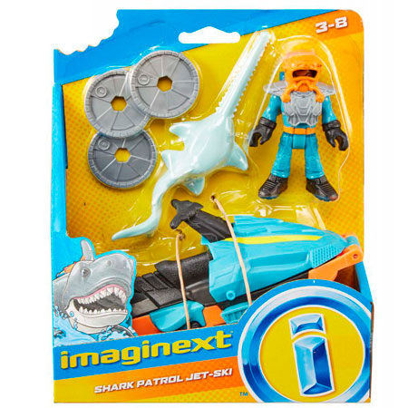 Imaginext Shark Patrol Jet Ski Figur