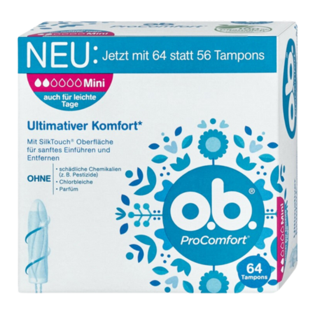 O.B. ProComfort Mini Tamponger - 64 st