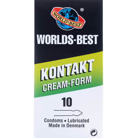 Worlds Best Contact Kondomer i form av kräm 10 st