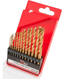 Draper HSS-metrisk borrkronesats - 13 st