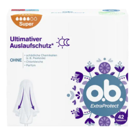 O.B. ExtraProtect Super Tamponger - 42 st