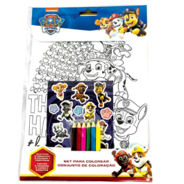 Paw Patrol färgläggningsset