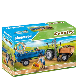 Playmobil Country Skördetraktor med Släp