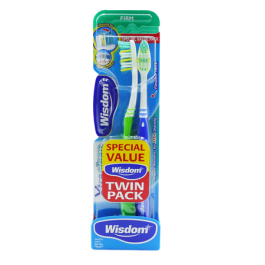 Wisdom Extra Clean Firm Tandborste – 2 st