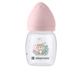 Kikka Boo Anti-Colic Savanna Pink Baby Feeding Bottle – 180 ml