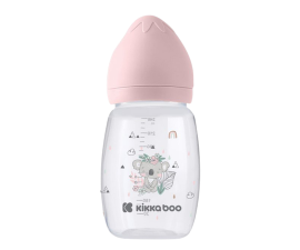 Kikka Boo Anti-Colic Savanna Pink Baby Feeding Bottle – 260 ml