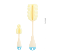 Kikka Boo Bottle Cleaning Blue Brush Set – 3 st