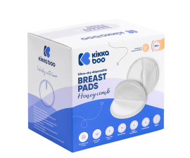 Kikka Boo Ultra-Dry Disposable Breast Pads Honeycomb – 25 st