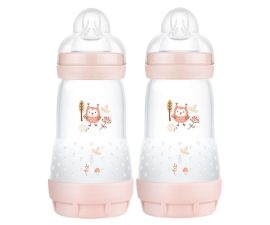 MAM Easy Start Anti Colic Pink Bottle – 2 x 260 ml