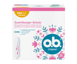 O.B. Original Normal-tamponger - 64 st