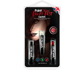 PaintGlow Fright Fest Läppstift - 3 st