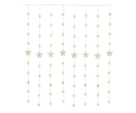 Goobay LED-stjärngardin med fjärrkontroll