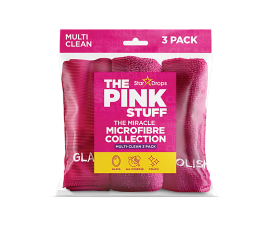 Stardrops The Pink Stuff Multi Clean 3-pack mikrofiberdukar